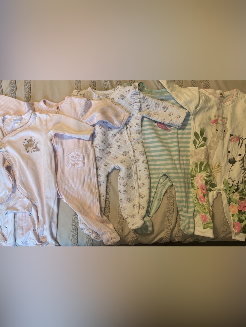 Girls 9 months sleeper lot of 5
